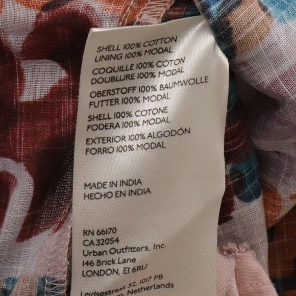 Anthropologie Multicolor Print Wrap Top Midi Skirt Set Long Sleeve Size 22W - Picture 10 of 10